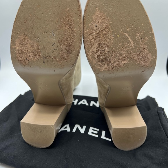 Chanel Suede Ankle Boots - PRICE FIRM - Picture 6 of 8